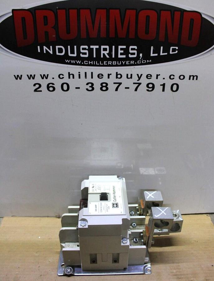 Used CUTLER HAMMER C25KNE3300 300 AMP 600 VAC 3-POLE 3-PHASE COIL: 120V