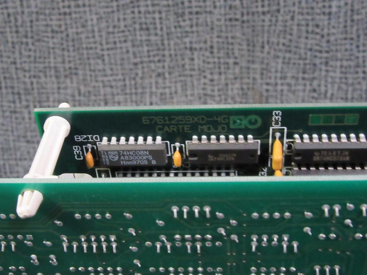 Used MERLIN GERIN CIRCUIT BOARD ASSEMBLY MODEL: COJO 6761282 & MOJO 6761259XD-4G