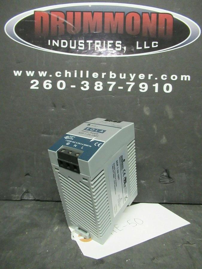 Used SOLA POWER SUPPLY SDP 1-24-100T 115/230 VAC 0.7/0.4 AMP TO 14 VDC 1.3 AMP