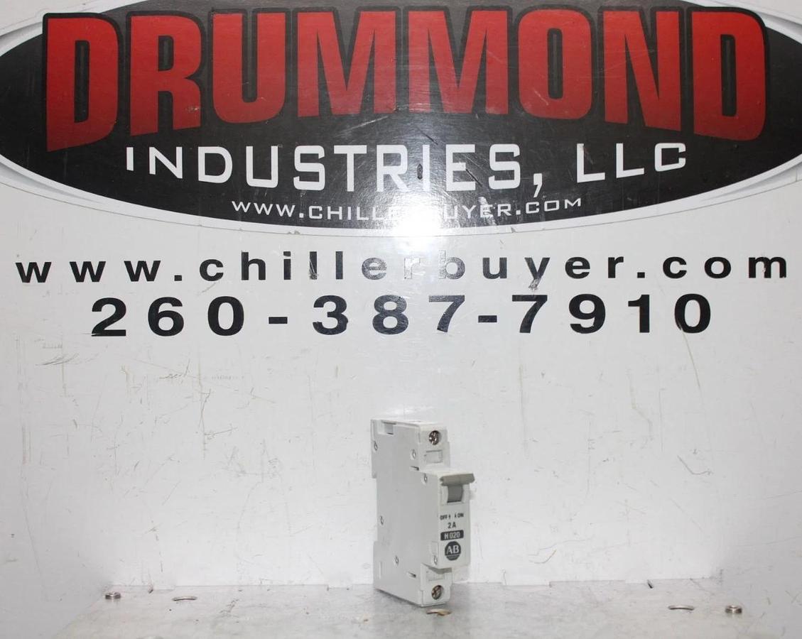 Used ALLEN BRADLEY CIRCUIT BREAKER 1492-CB1 SINGLE POLE 2 AMP 277 VAC H020