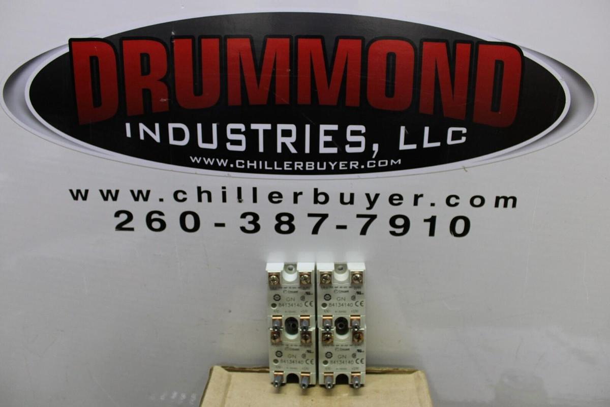 Used LOT OF 2 CROUZET SOLID STATE RELAY GN-84134140 100 AMP 600 VAC 32 VDC