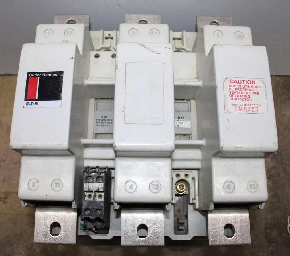 Used CUTLER HAMMER CONTACTOR C32NN3 C1 700 AMP 600 VAC COIL: 120V **WARRANTY**