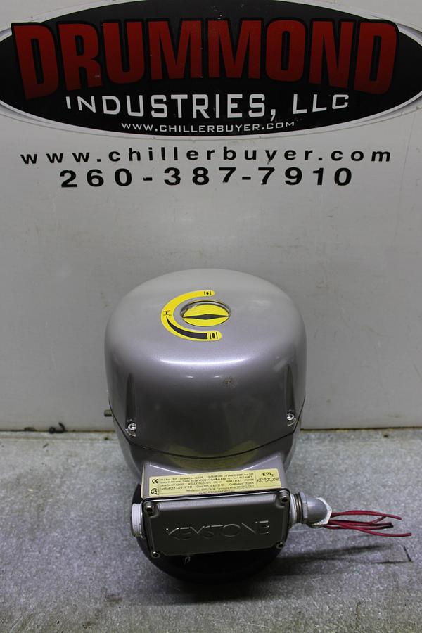 Used KEYSTONE ELECTRIC ACTUATOR VALVE E051A0W5000 EPI-2 240 VOLT 18 AMP
