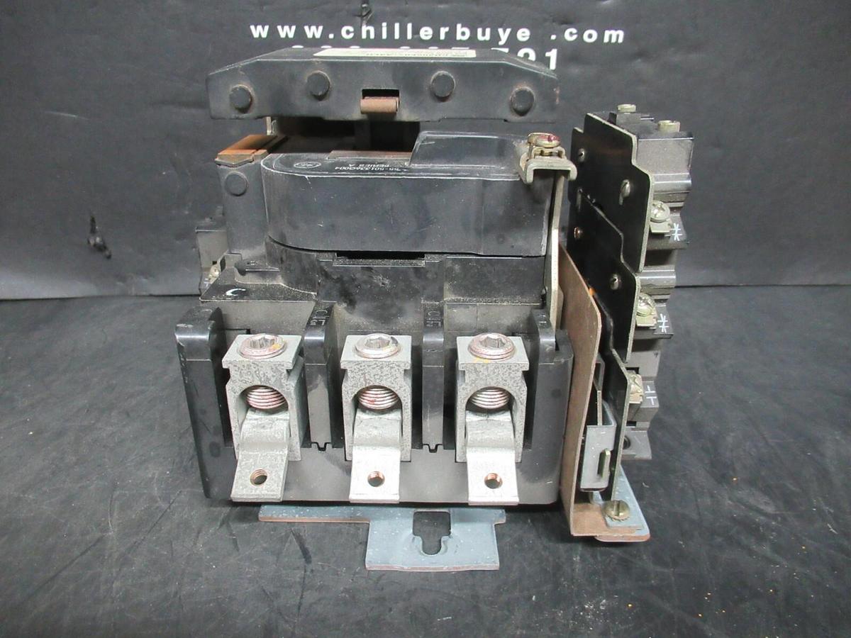 Used GE CONTACTOR CR305E0**AALH NEMA SIZE 3 600 VAC 100 AMP 50 HP 480 VOLT COIL