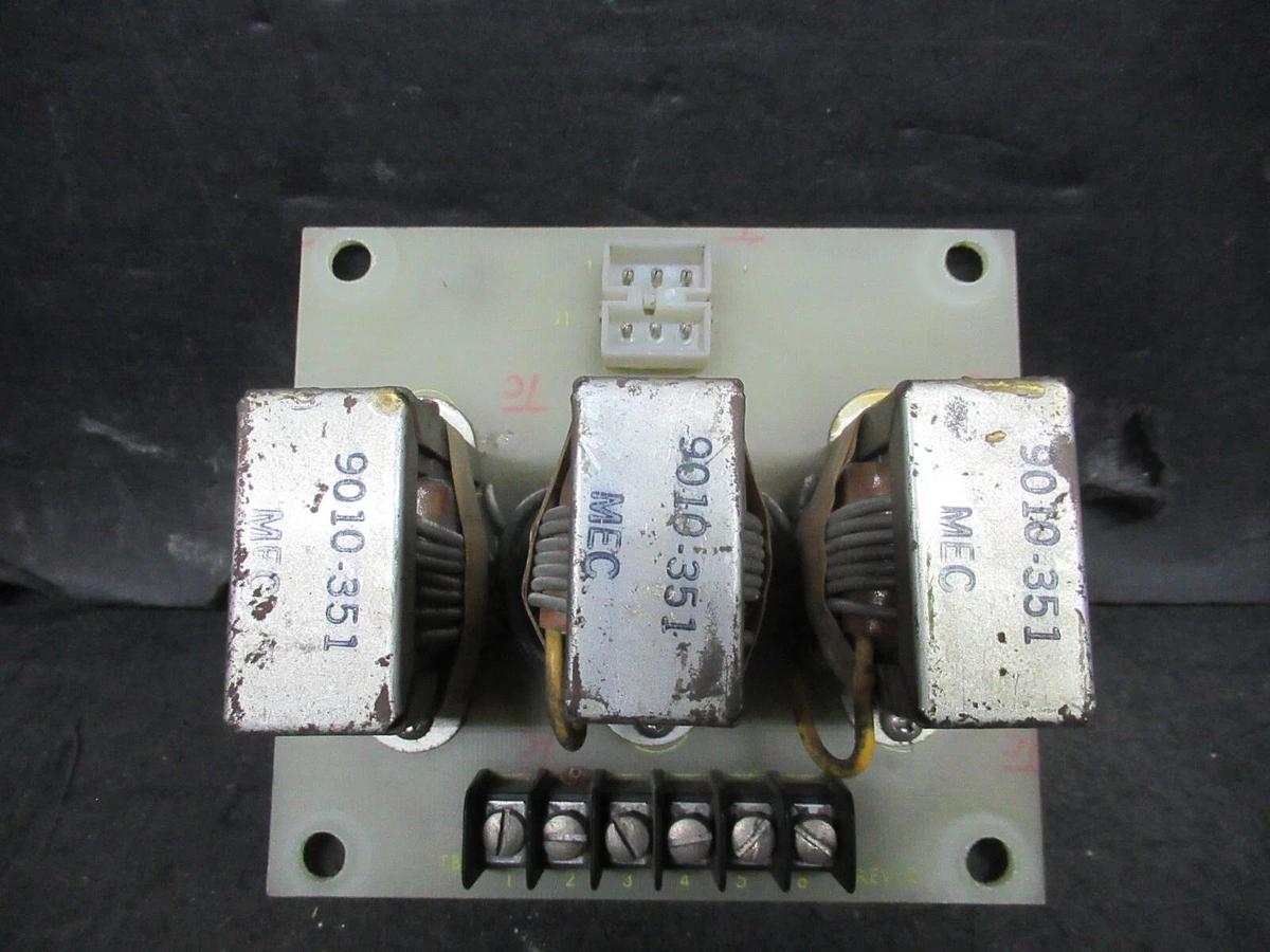 Used WESTINGHOUSE CIRCUIT BOARD 9032-211AC 0061-608 REV. 1 W/ 9010-351 TRANSFORMERS