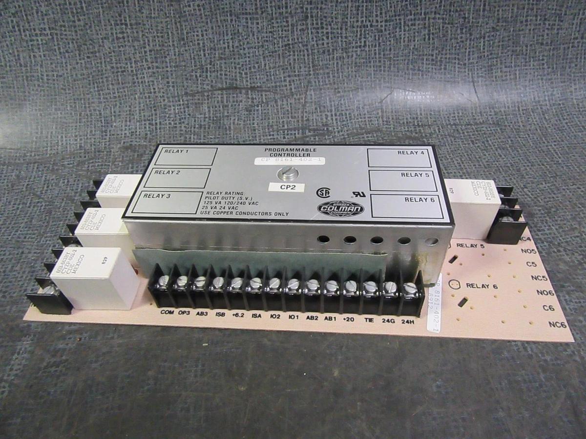 Used BARBER COLMAN PROGRAMMABLE CONTROLLER MODEL: CP8161-402-1 **WARRANTY**