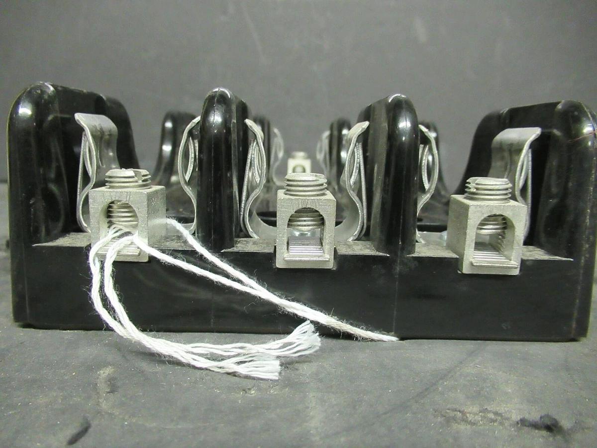 Used MARATHON FUSE HOLDER R6F60A3B 18 FOR 60 AMP 600 V CLASS H FUSES **WARRANTY**