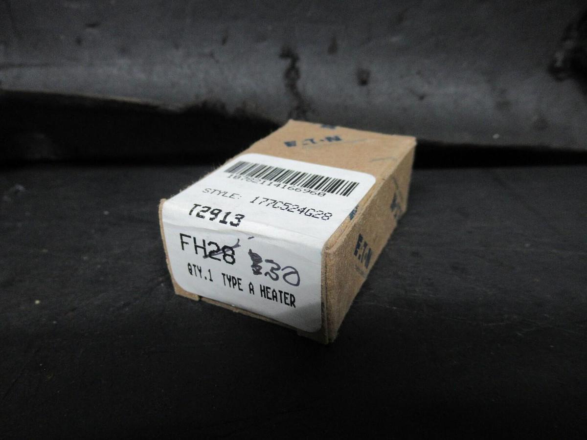 Used NEW SURPLUS CUTLER HAMMER TYPE A HEATER 177C524G28 FH30 **WARRANTY INCLUDED**