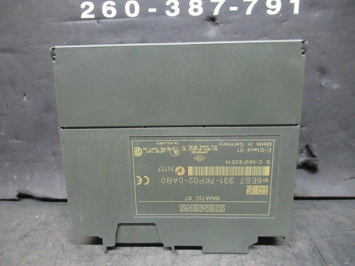 Used SIEMENS SIMATIC S7 INPUT MODULE 6ES7-331-7KF02-0AB0 **WARRANTY**