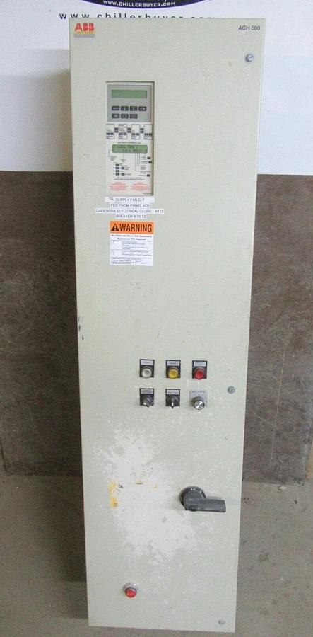 Used ABB VARIABLE SPEED DRIVE H5010204N0P2BAFV00 480 VAC 20 HP 3-PHASE ACH-500