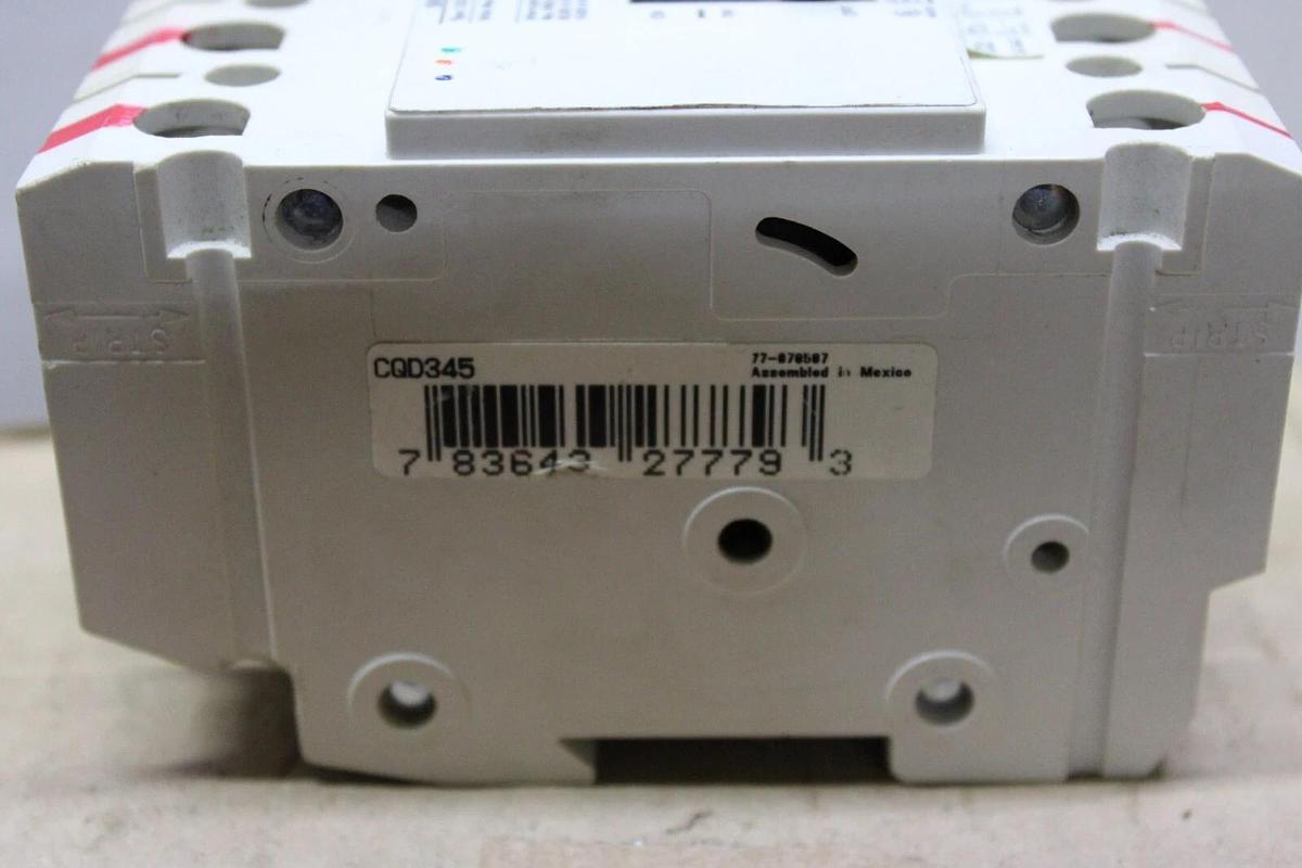 Used SIEMENS 3-POLE BREAKER CQD345 45 AMP 480Y/277 VOLT *30 DAY WARRANTY INCLUDED*