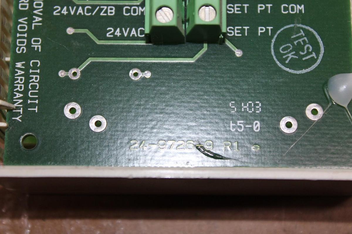Used JOHNSON CONTROLS TEMPERATURE SENSOR TE-67NT-0N00 REV. E 24-9726-9