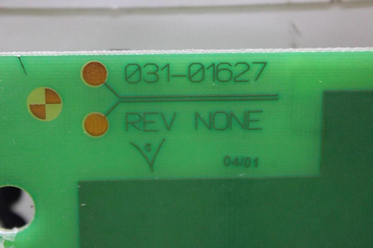 Used YORK RECIFIER CIRCUIT BOARD 031-01476-001 REV. C W/ 031-01627 BLANK BOARD