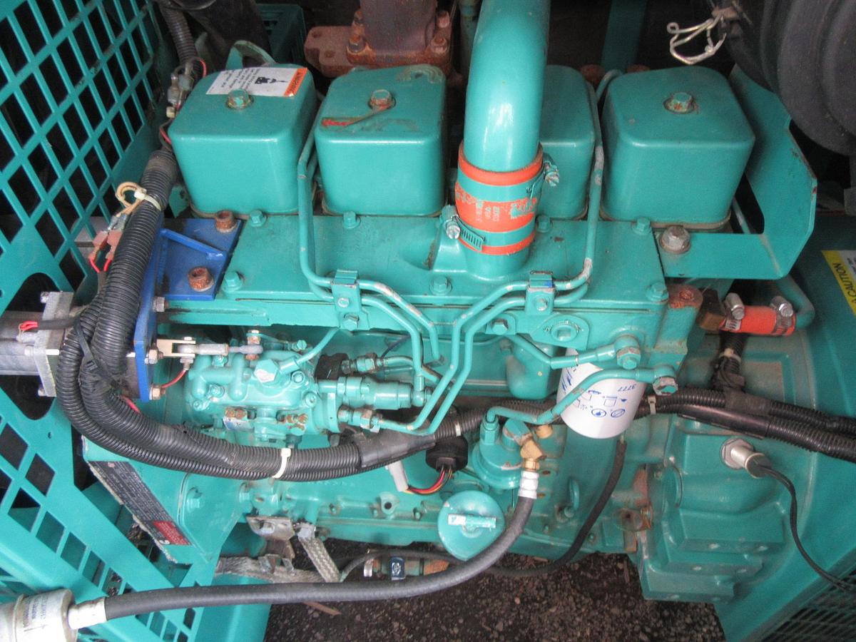 Used 60 KW DIESEL GENERATOR CUMMINS 120/240V B3.9-G2 ENCLOSED RECONNECTABLE VIDEO