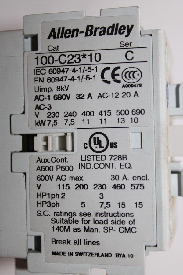 Used ALLEN-BRADLEY CONTROL RELAY SERIES A 700-CF310* 600V 230A **WARRANTY**