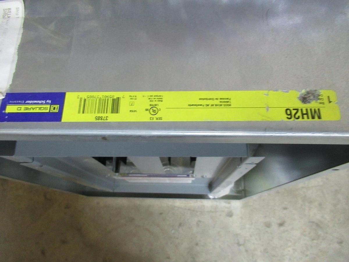 Used SQUARE D NQOD SERVICE PANEL NQ18L1 100 AMP 240 VAC SINGLE PHASE 3-WIRE