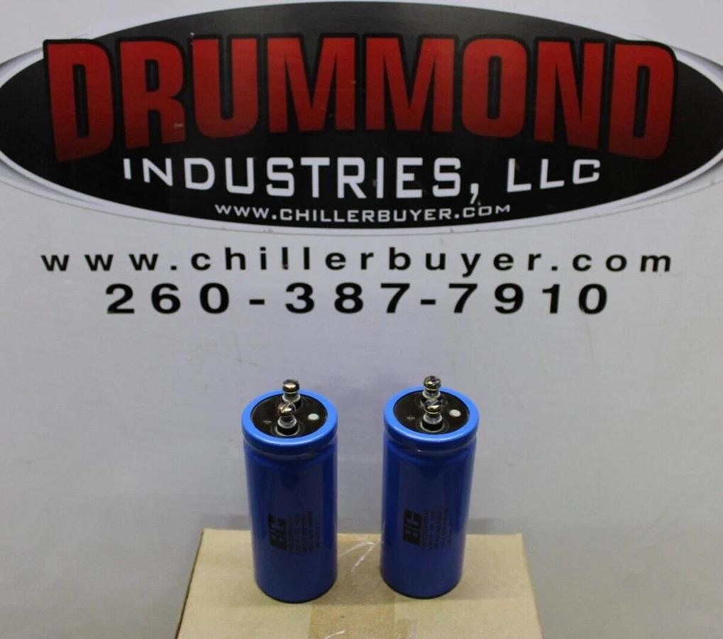 Used LOT OF 2 BC CAPACITORS 3186EF222T350APA2 2200uF 350VDC **WARRANTY INCLUDED**