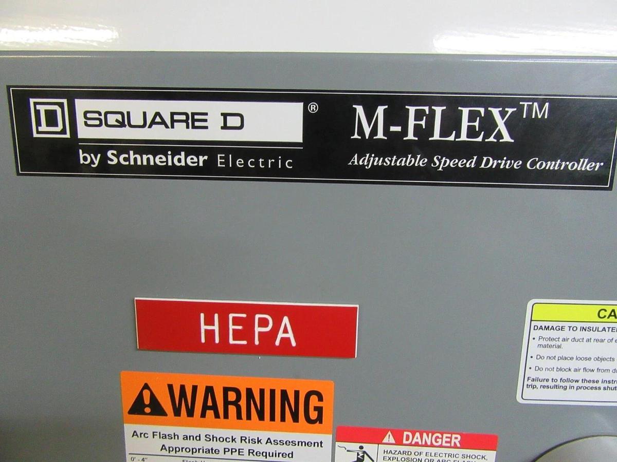 Used SQUARE D M-FLEX VARIABLE SPEED DRIVE MFDFG4VY ATV61HU30N4 5 HP 4 KW 460 VOLT
