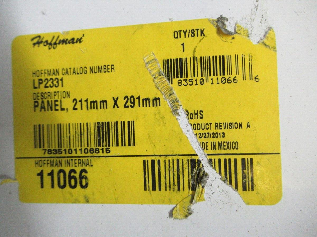 Used HOFFMAN TYPE 4, 12 IP66 ENCLOSURE LWC23116 12" X 9" X 6" **WARRANTY INCLUDED**