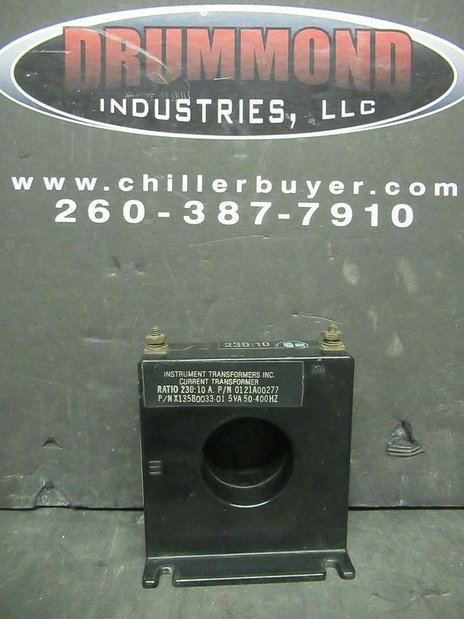 Used INSTRUMENT CURRENT TRANSFORMER RATIO: 230:10 A 0121A00277 / X13580033-01