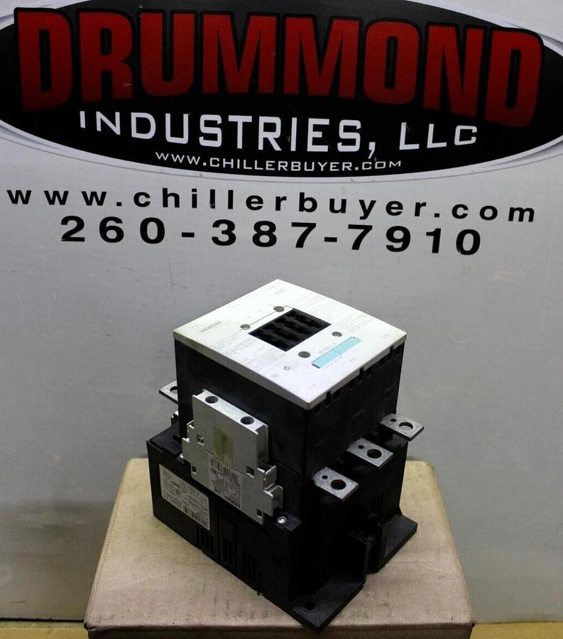 Used SIEMENS CONTACTOR 3RT1055-6...6 600 VAC 195 AMP 3-PHASE 150 HP COIL: 120 VAC