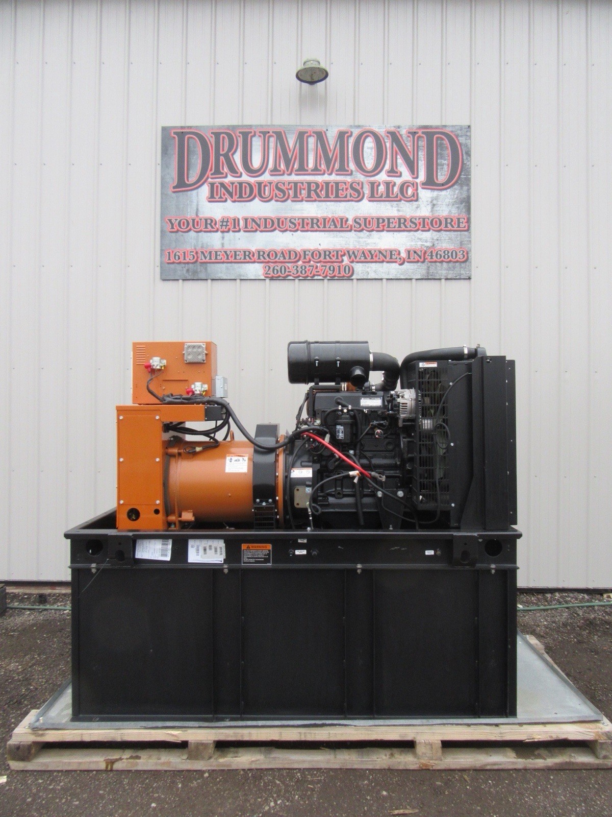 Used 30 KW DIESEL GENERATOR GENERAC 120/240 VOLT SINGLE PHASE 519 HOURS VIDEO WE SHIP