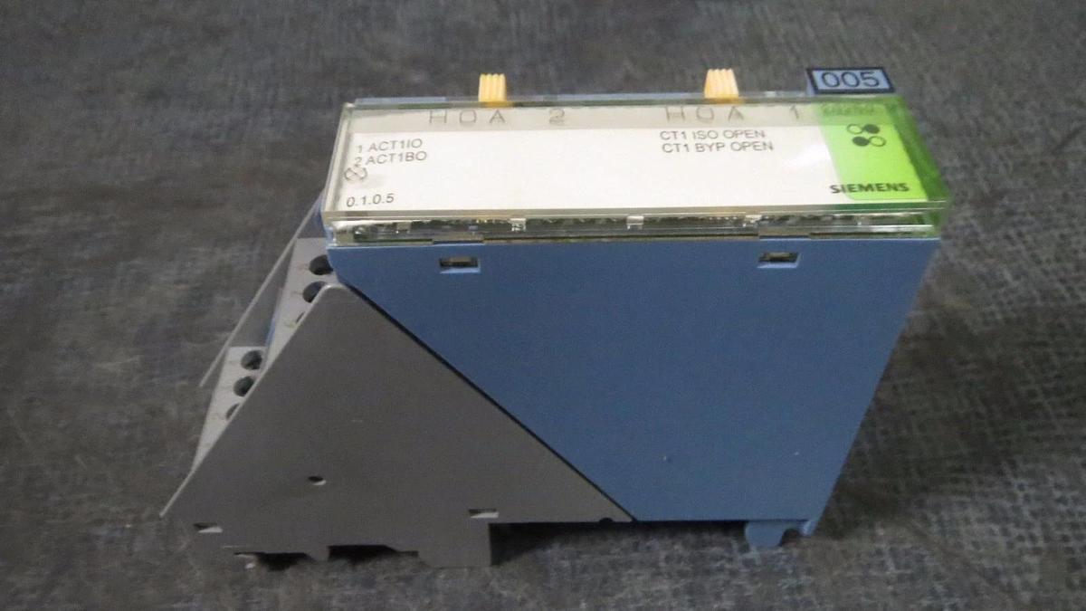 Used SIEMENS APOGEE POINT TERMINATION MODULE WITH BASE  MODEL: PTM6.20250-M