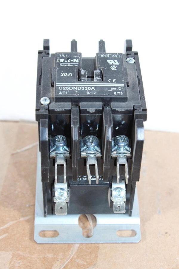 Used EATON CONTACTOR C25DND330A 30 AMP 600 VAC 15 HP 3-POLE **WARRANTY**