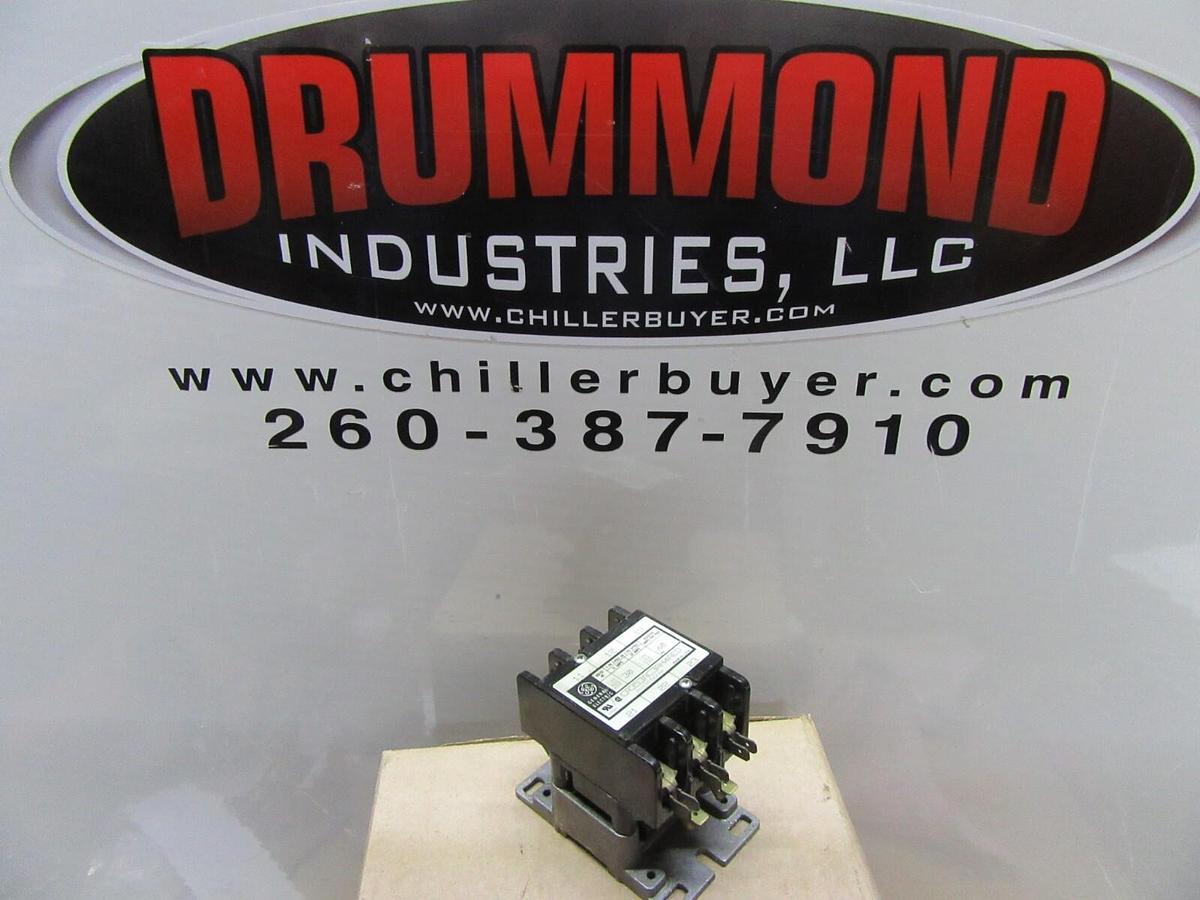 Used GE CONTACTOR CR353AC3AH4AED 600 VAC 30 AMP 3-POLE 3-PHASE COIL: 24 VOLT