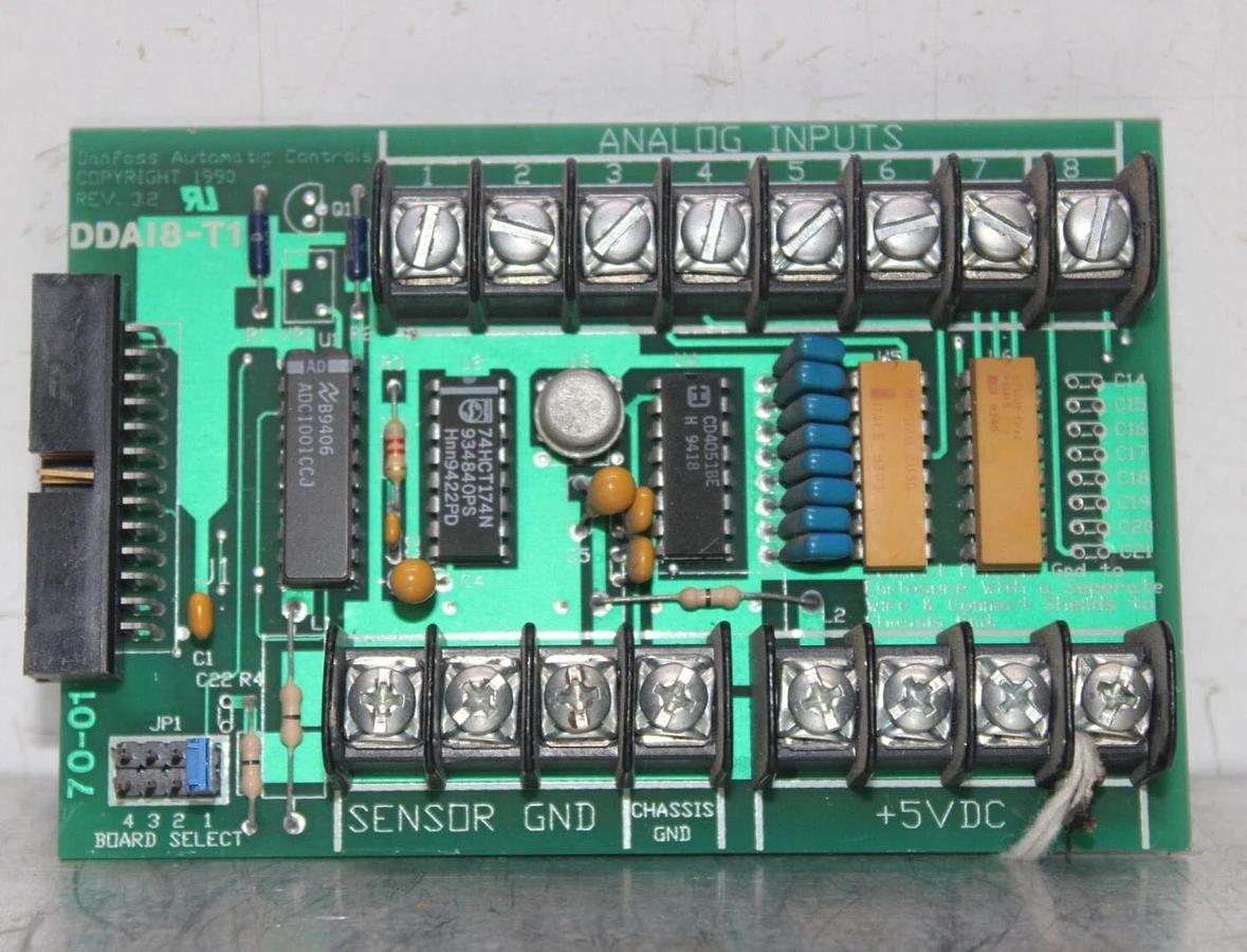 Used DANFOSS ANALOG I/O CIRCUIT BOARD DDAI8-T1 REV. 3.2 **WARRANTY INCLUDED**