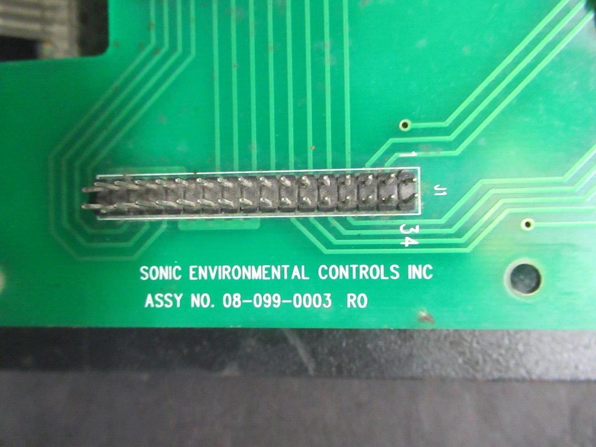 Used SONIC ENVIROMENTAL CONTROLS ENVIRO-PURGE KEYPAD 08-099-0003 R0 **WARRANTY**