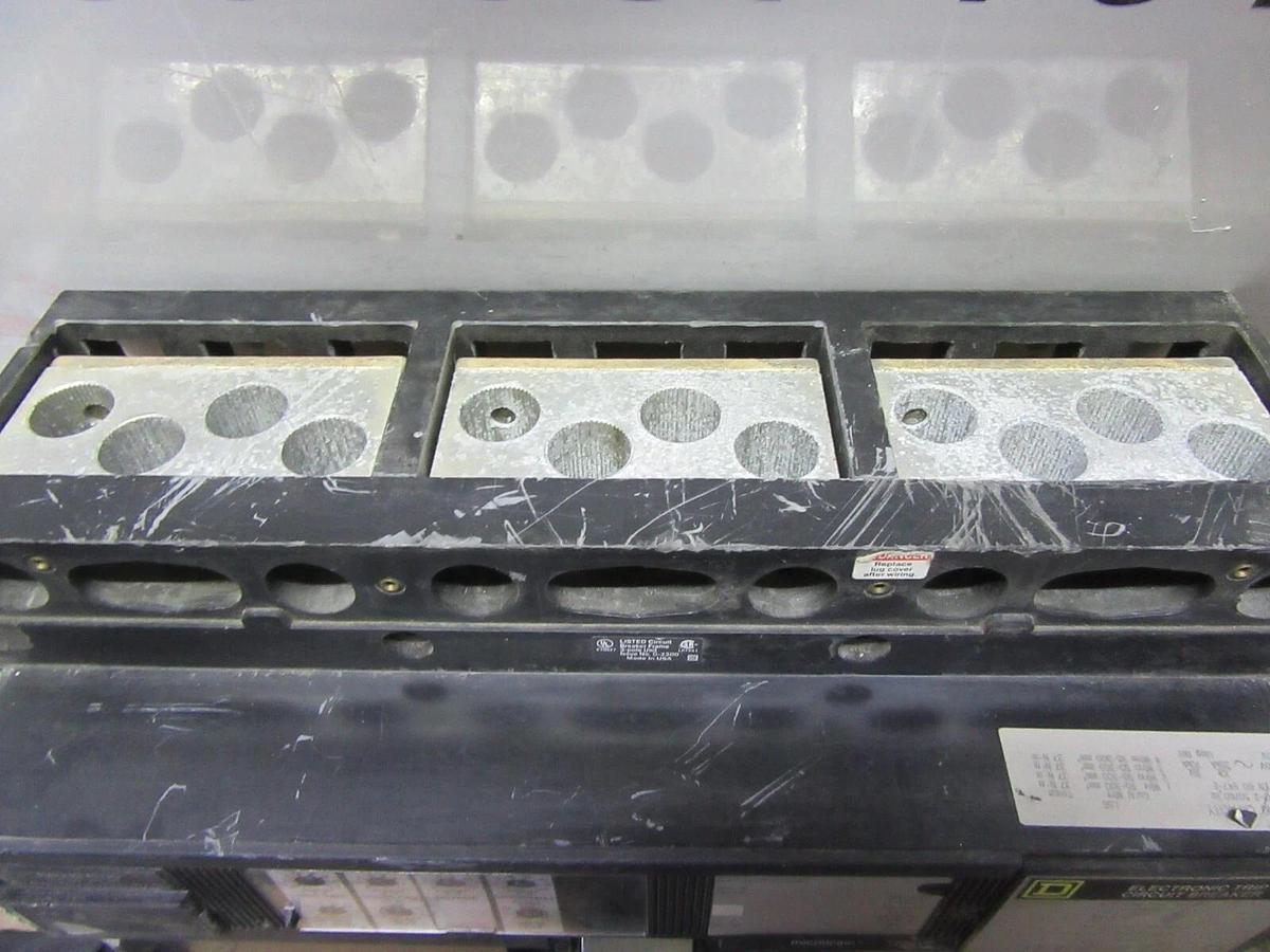 Used SQUARE D CIRCUIT BREAKER NXP361200GMT 1200 AMP 600 VAC 3-POLE W/ ARP100 PLUG