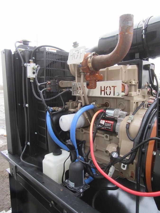 Used 30 KW DIESEL GENERATOR GENERAC 120/240 VOLT SINGLE PHASE 403 HOURS VIDEO WE SHIP