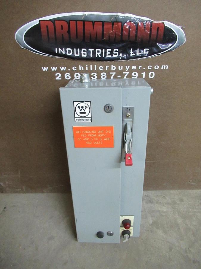 Used WESTINGHOUSE COMBINATION STARTER A204S2AHA-BJ2LT SIZE: 2 25 HP 600 VAC