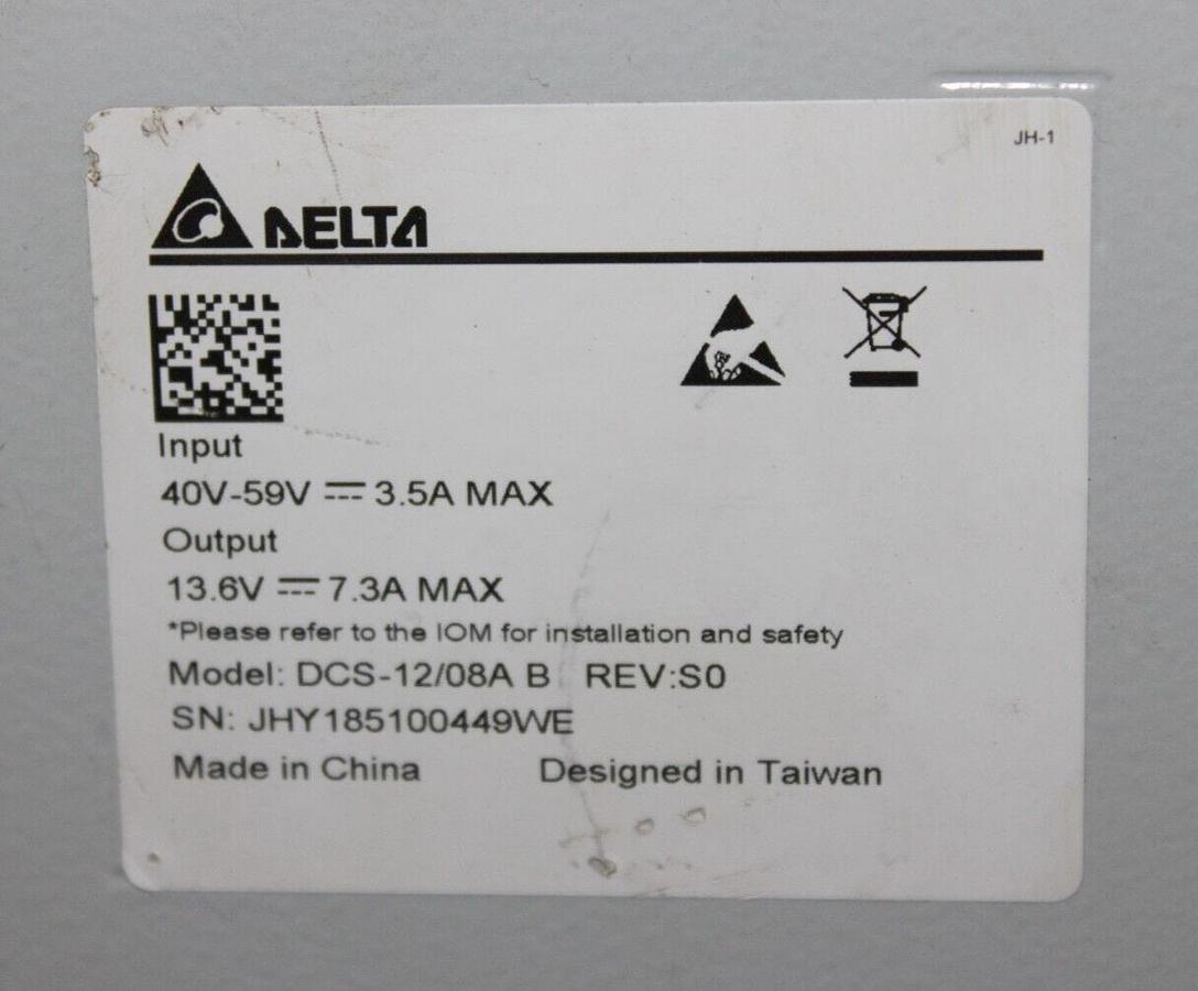 Used DELTA CONVERSION MODULE DCS-12/08A-B REV. S0 48 VDC 3.5 AMP **WARRANTY**
