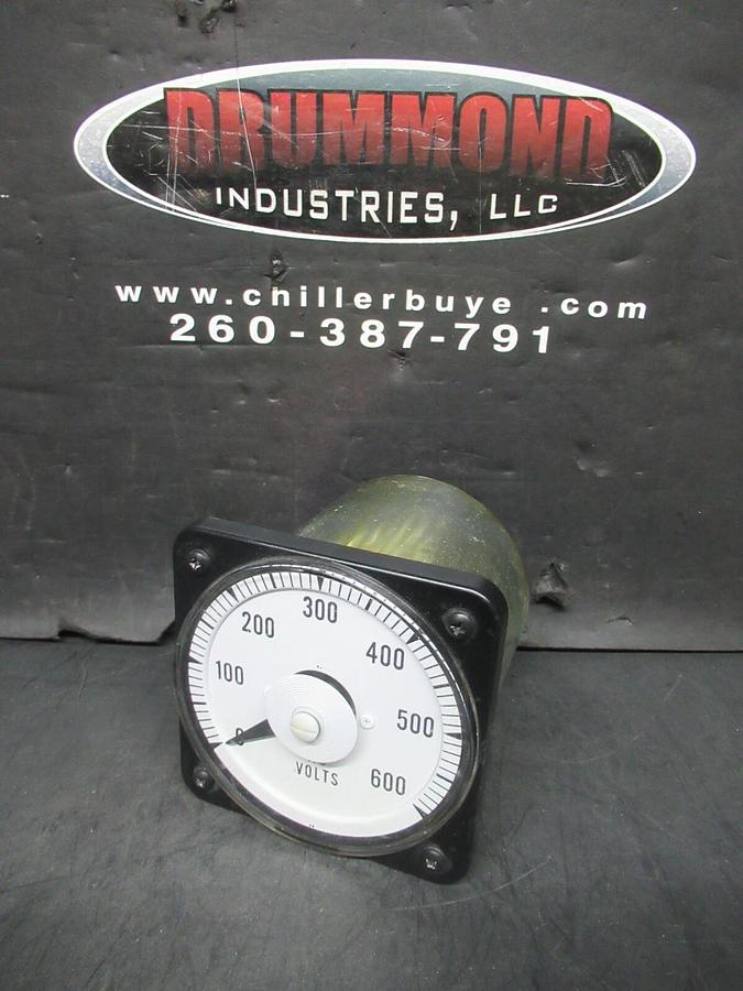 Used YOKOGAWA / BROWNELL ELECTRO AC VOLT METER 600 MAX 103021PZSJ / 136-102-010