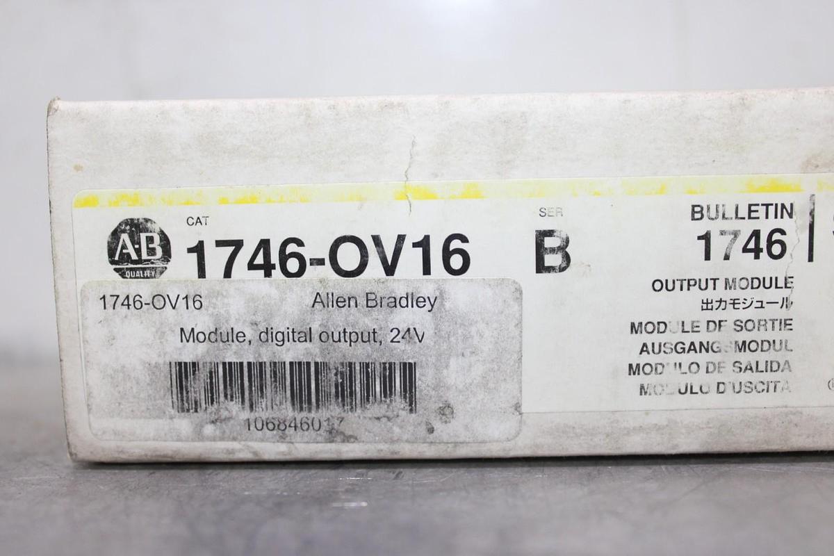 NIB ALLEN-BRADLEY SLC 500 PROGRAMMABLE OUTPUT CONTROL MODULE 1746-OV16