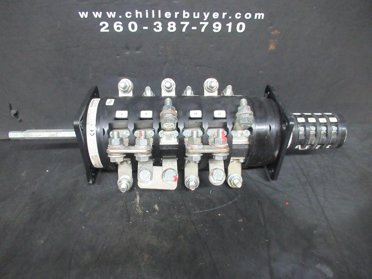 Used SALZER ROTARY SWITCH S608 S213 S608US1A1906-00 3 PHASE 600 VOLT 15 AMP 50 HP
