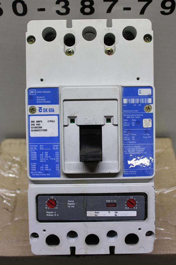 Used SQUARE D I-LINE CIRCUIT BREAKER FA36030 30 AMP 600 VOLT 3-POLE