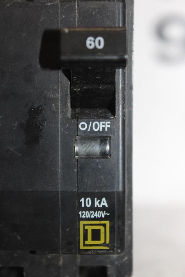 Used SQUARE D QO CIRCUIT BREAKER QO22060 60 AMP 2-POLE 240 VAC **WARRANTY**