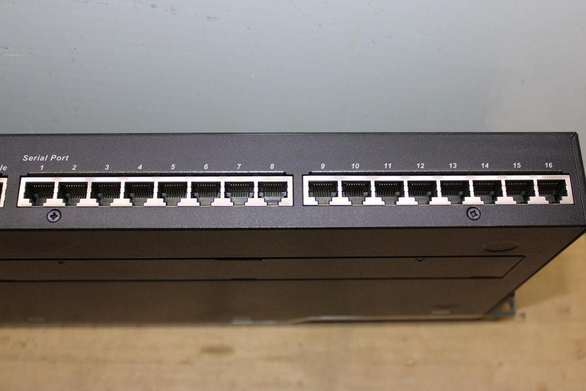 Used MOXA NPORT SECURE DEVICE SERVER NPORT 6650-16 REV. 1.5 16-PORT *WARRANTY*