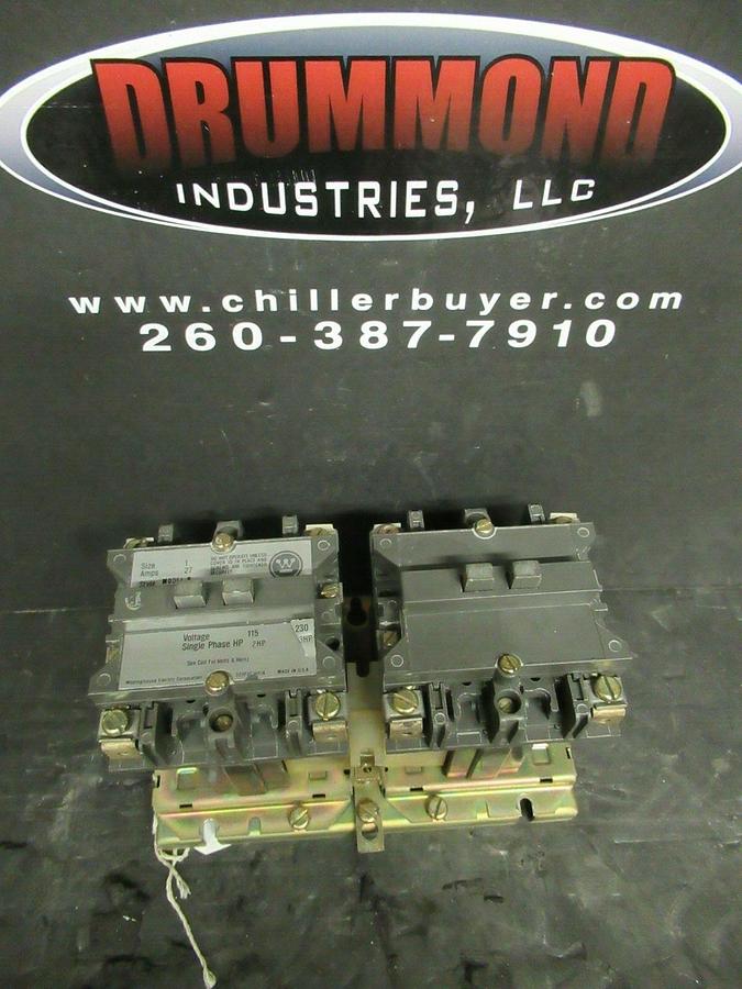 Used 27 AMP WESTINGHOUSE REVERSING CONTACTOR A211K1BA 240 VAC 3 HP