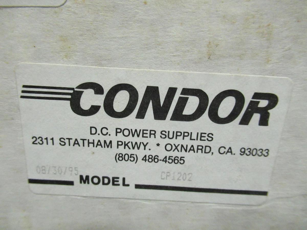 NEW SURPLUS CONDOR CP1202 DC POWER SUPPLY 120/240 VAC TO 20 VDC @ 4 AMPS