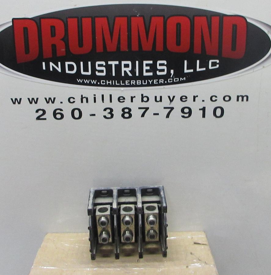 Used BUSS POWER DISTRIBUTION LUG 16303-3 310 AMP 600 VOLT 3-POLE