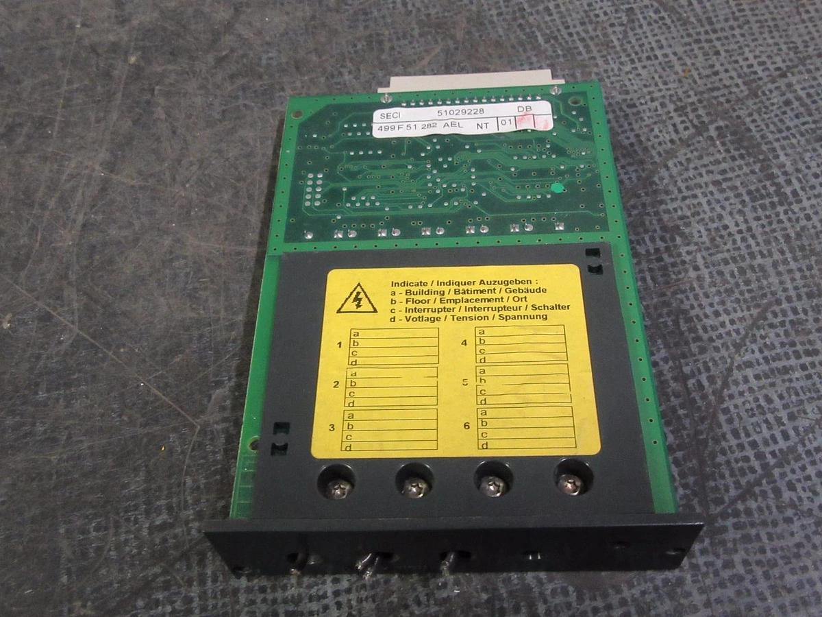 Used MGE ALARM RELAY CARD MODEL: SECI 51029228 SECI51029228 *WARRANTY*