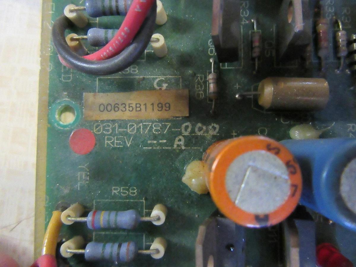 Used YORK VFD/VSD RECTIFIER CONTROL BOARD 031-01787-000 REV. A