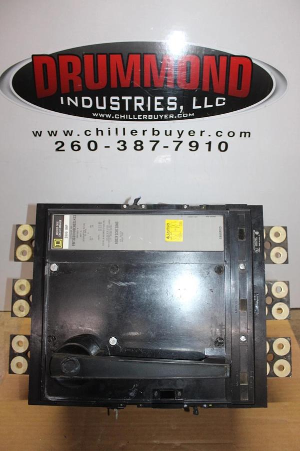 Used SQUARE D DC CIRCUIT BREAKER PAF362000DCM021433 W/ AUX. SWITCH & SHUNT TRIP