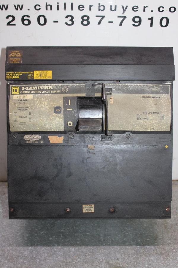 Used SQUARE D I-LINE CIRCUIT BREAKER IF34060 60 AMP 480 VAC 3-POLE