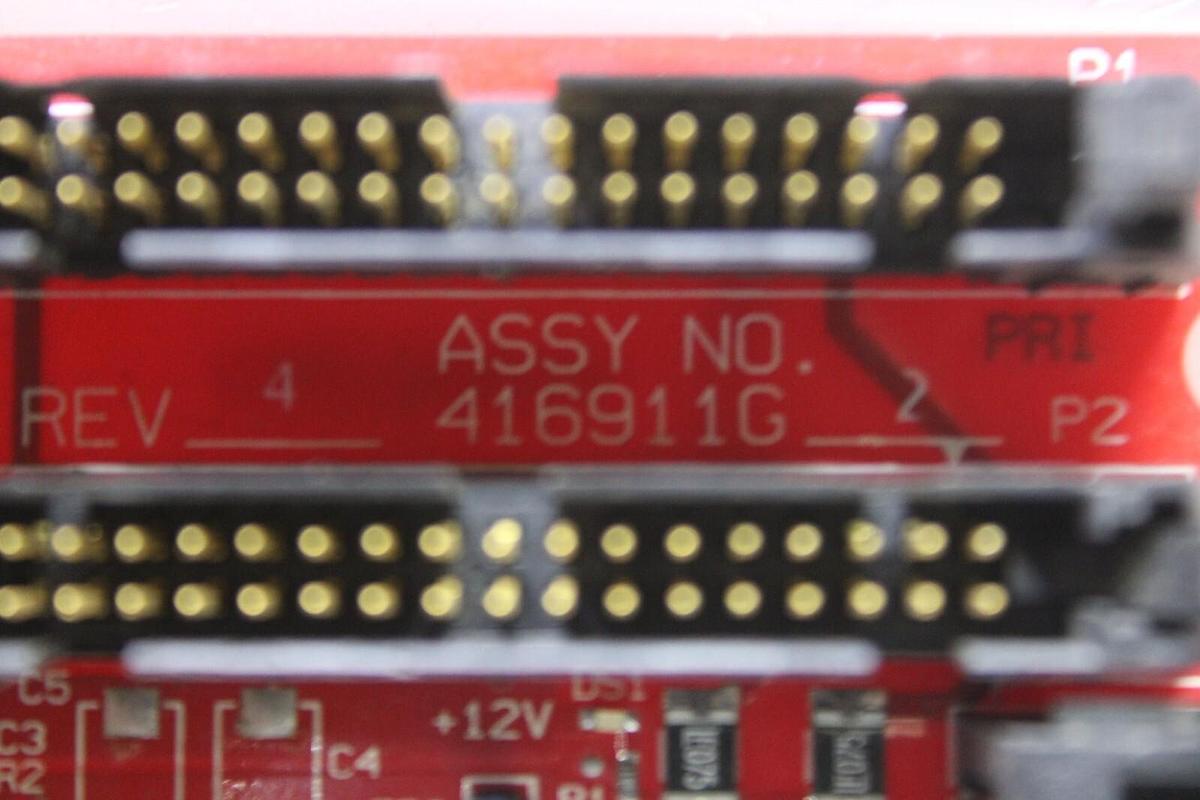 Used EMERSON INTELLISLOT CIRCUIT BOARD 416911G2 REV. 4 416911G253V0403