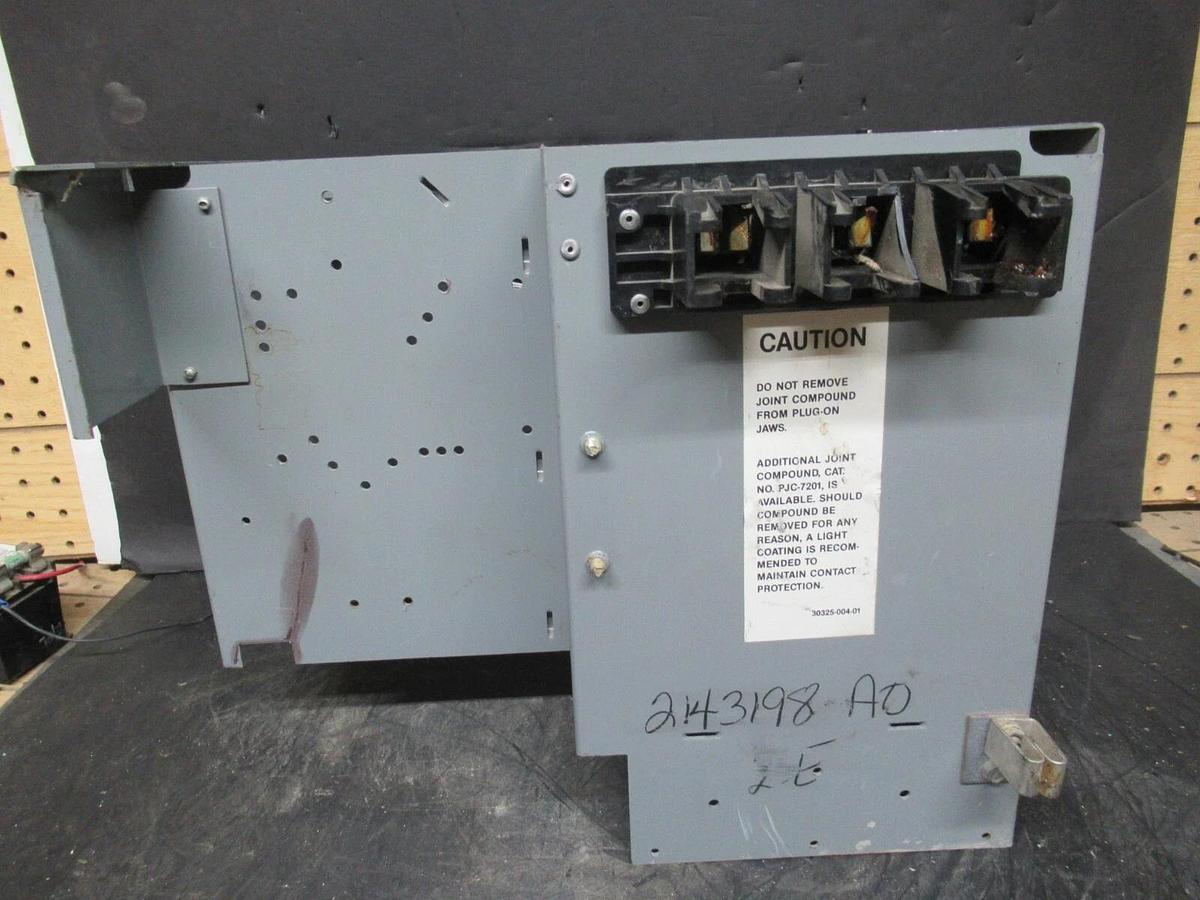 Used SQUARE D MCC MOTOR CONTROL FEEDER 12" MODEL 5 W/ FHP3603015M BREAKER 30 AMP
